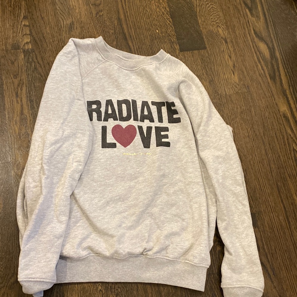 Soft crew neck hoodie